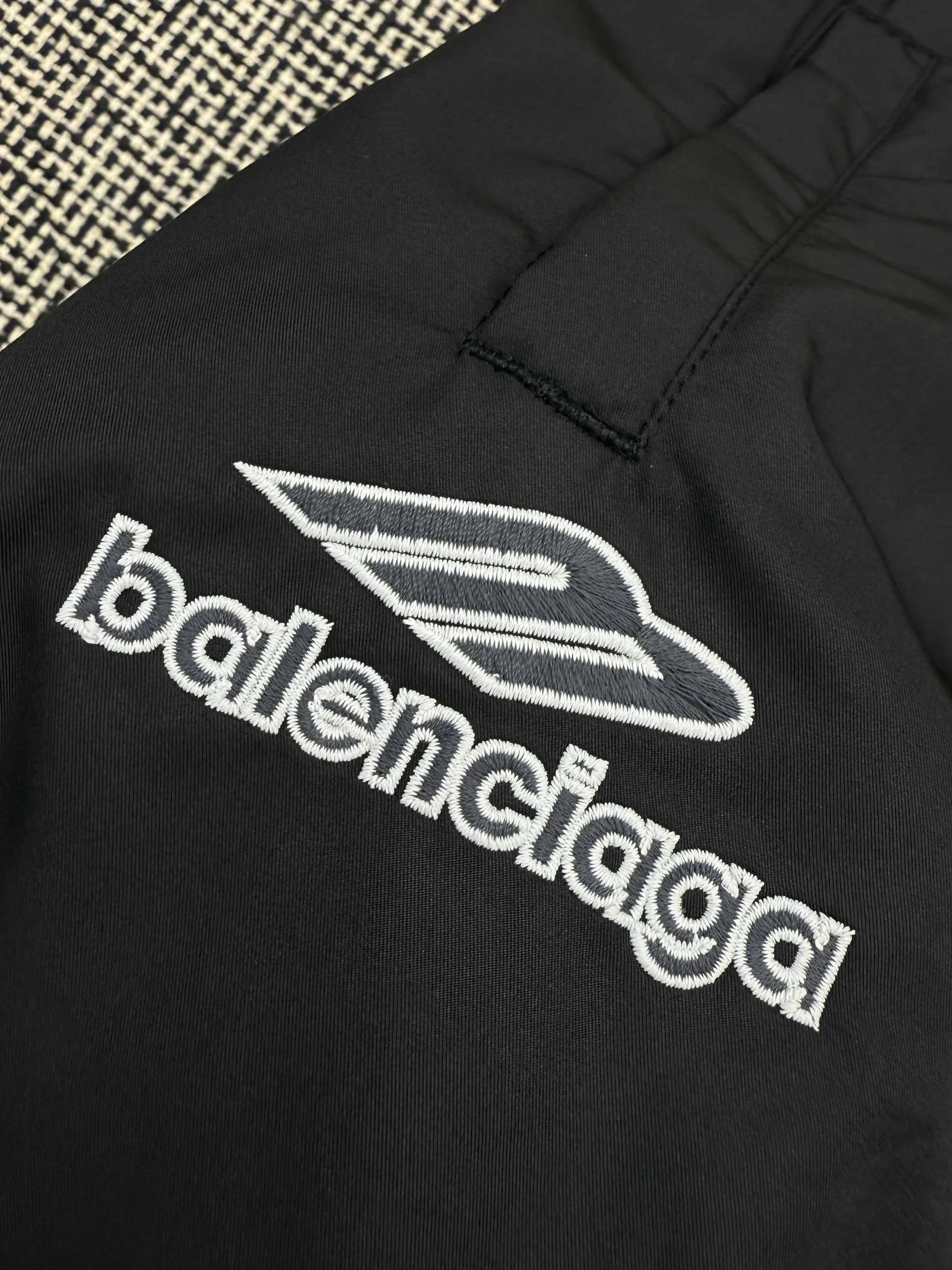 Balenciaga Paris FOOTBALLSeries 3B logo embroidered sports trousers S/M/L/XL